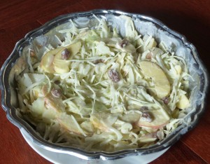 Salade de chou aux pommes